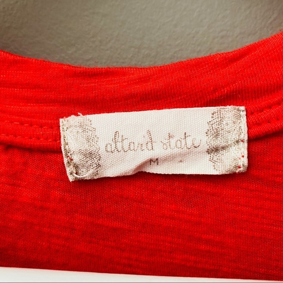 Altar'd State Tank Top Red Sz Medium - Picture 4 of 8